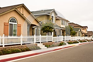 Row of New Houses photo