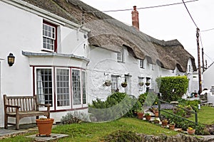Row of old cottages UK