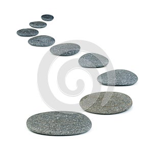 Row pebbles