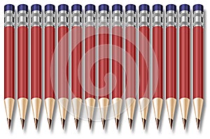 Row of Pencils Design