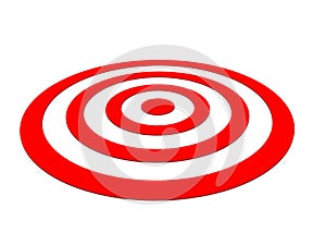 Row Red target