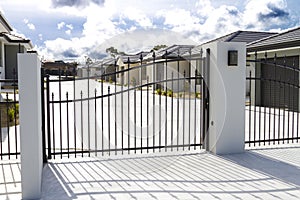 Row of residential units