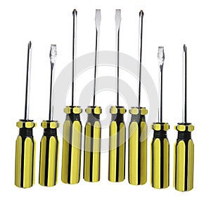 Row of Screwdrivers photo