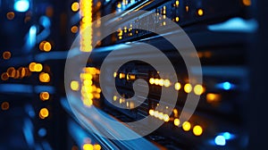 Server Row in Data Center