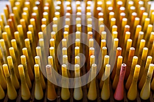 Group of Silk Spools without Silk Thread Yarn