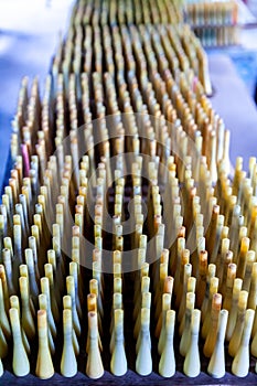 Group of Silk Spools without Silk Thread Yarn