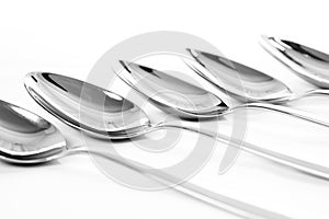 A row of spoons