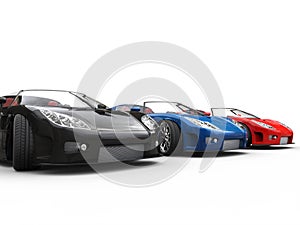 Row of sportscars