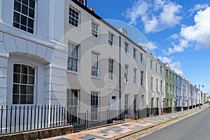 Row of terrace houses