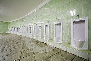 Row of urinals