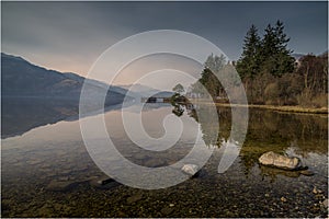 Rowardennan. Loch Lomond. Scotland. photo