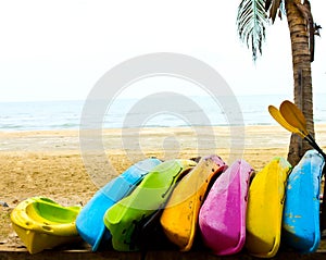 Rowboat on the beach