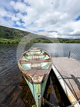 Rowboat on a Lake