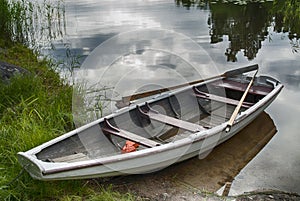 Rowboat at shore