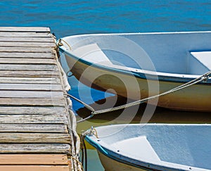 Rowboats at the dock