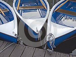 Rowboats after the rain photo