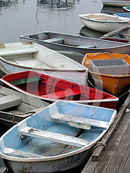 Rowboats in a Row photo