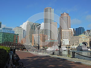 Rowes Wharf Boston harbor