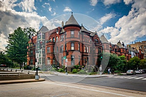 Rowhouses at Washington Circle, Washington, DC.