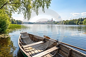 Rowing Boat in Haparanda, Sweden
