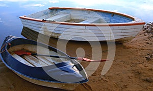 rowing boat and kayak