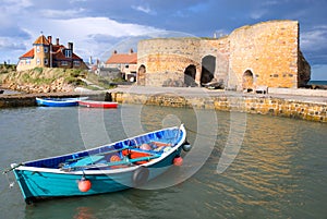 Rowing boat and lime kilns