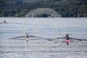 Rowing Boat Racing, Brno, Czech Republic