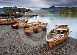 Rowing boats