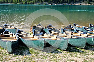 Rowing boats