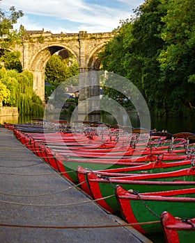 Rowing boats at Knaresborough