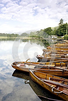 Rowing boats on Windermere