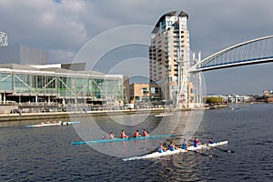 Rowing Boat Race in Manchester, England