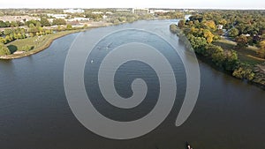 Rowing Crews on Cooper River New Jersey