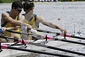 Rowing preparations