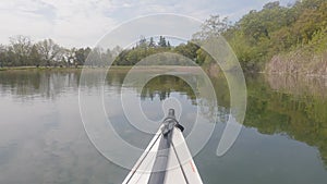 Rowing Stow lake, Golden Gate Park, California