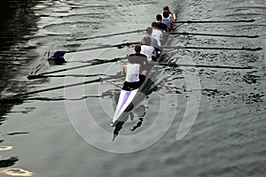 Rowing team photo