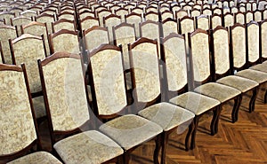 Rows of chairs