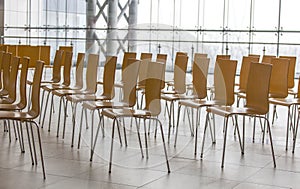 Rows of chairs - meeting background