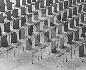 Rows of chairs - meeting background