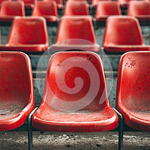 Red Stadium Seats