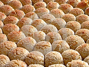 Líneas de fresco galletas 