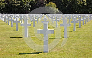 The American military cemetary in Luxembourg