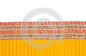 Rows of pencils