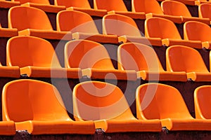 Rows of seats in the stadium 02