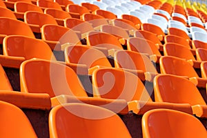 Rows of seats in the stadium 03