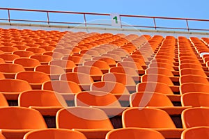 Rows of seats in the stadium 04