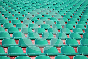 Rows of seats in the stadium 05