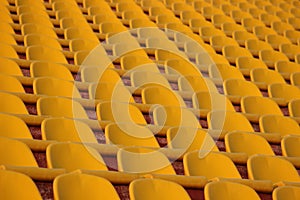 Rows of seats in the stadium 06