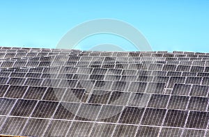 rows of solar photovoltaic panels