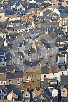 Rows of Traditional English Houses